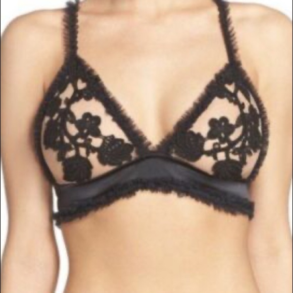 For Love And Lemons Bordeaux Bralette M